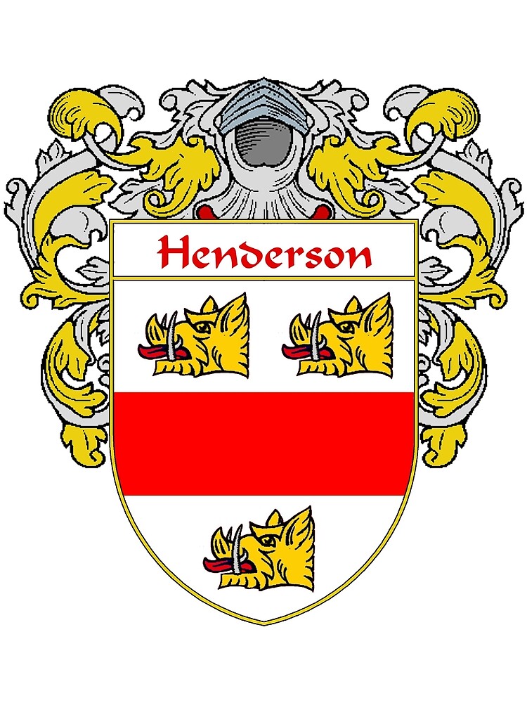 "Henderson Coat of Arms/Family Crest" by William Martin | Redbubble