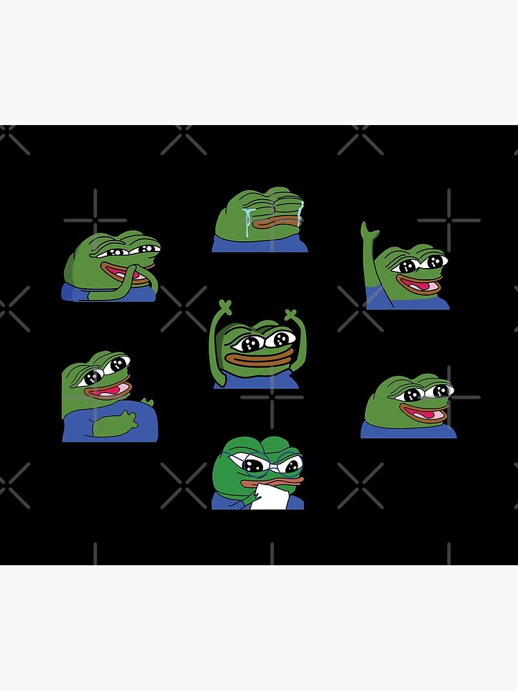 Peepo Twitch Emotes Pack Tapestry By OldDannyBrown Redbubble