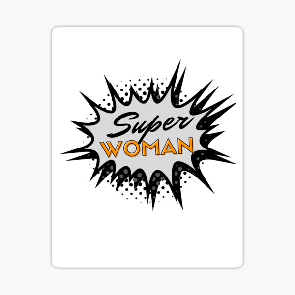 Superwoman Sticker For Sale By TheFlair Redbubble