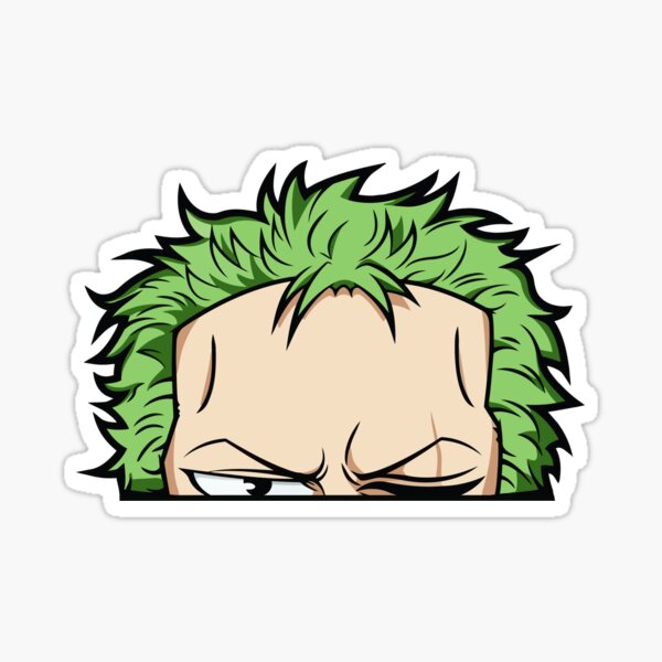 Pirate Zoro Peeker Sticker For Sale By Diyanggostyle Redbubble