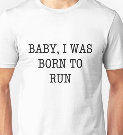 bruce springsteen born to run tshirt