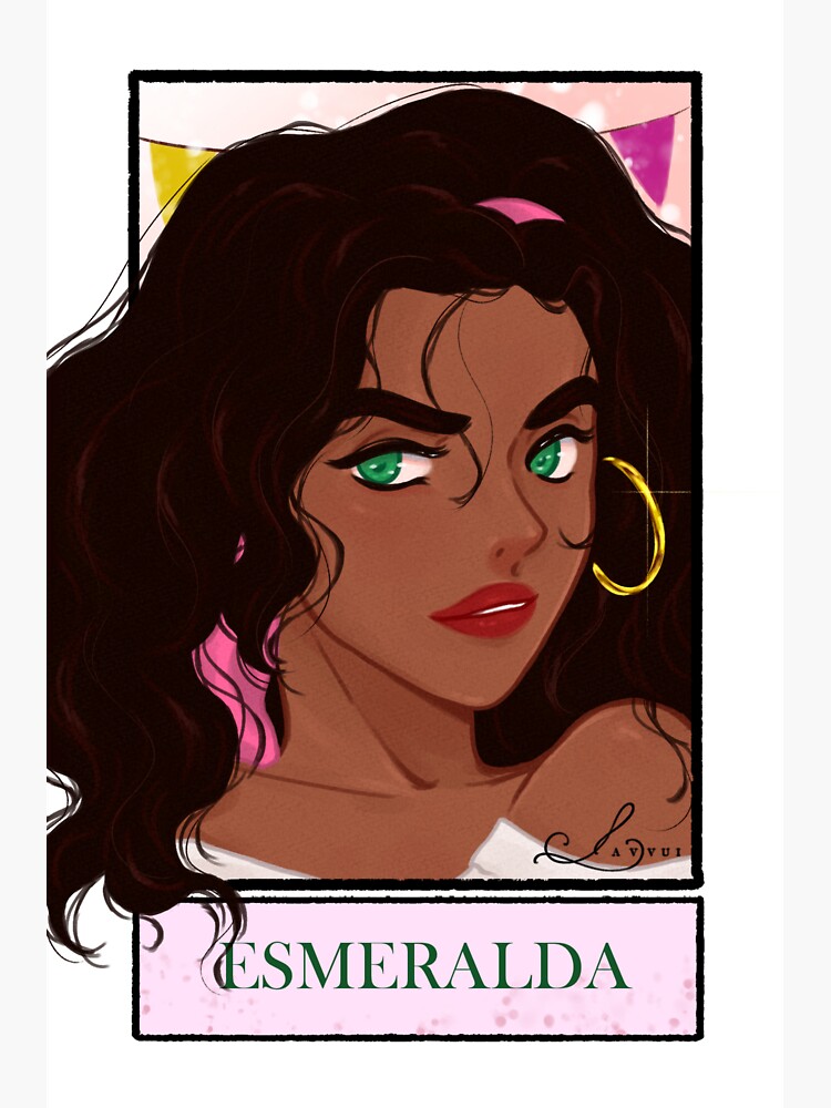 Esmeralda Sticker For Sale By Lavvui Redbubble