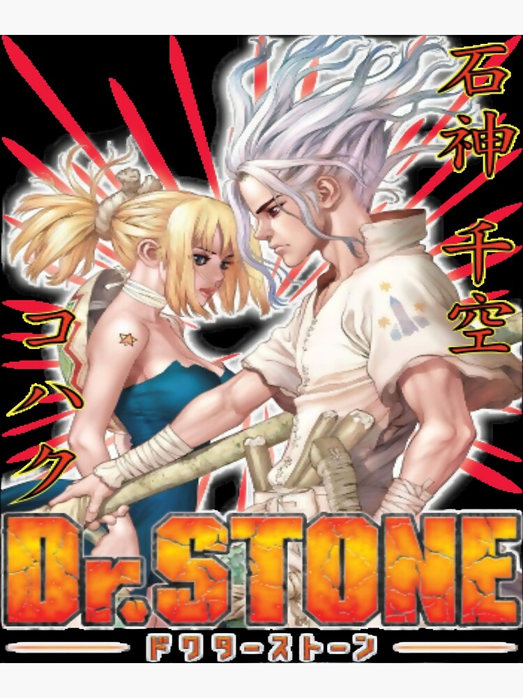 Senku Ishigami And Kohaku Dr Stone Anime Characters Poster By