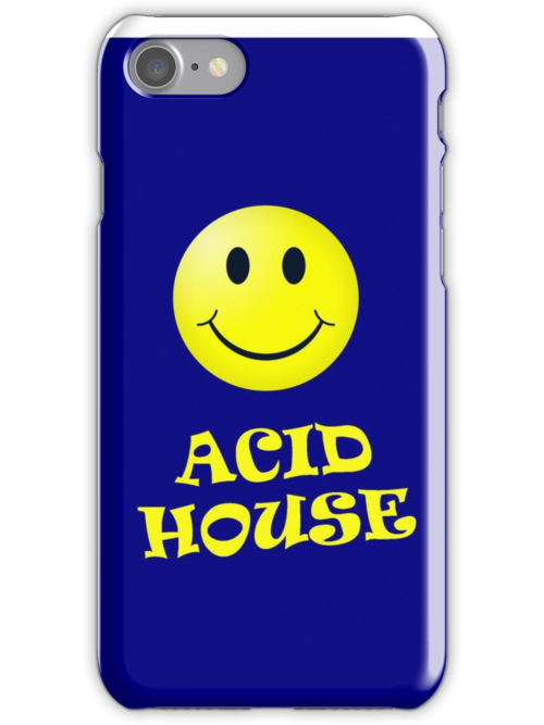 "Acid House Smiley Face Phone Cover" iPhone Cases & Skins by