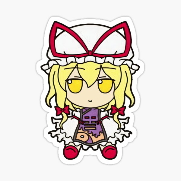 Yukari Yakumo Sticker For Sale By Scarletfumo Redbubble