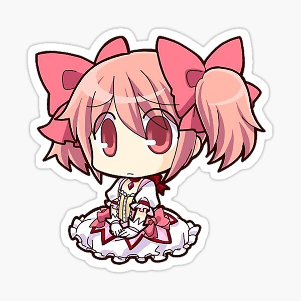 Puella Magi Madoka Magica Madoka Kaname Chibi Sticker For Sale By