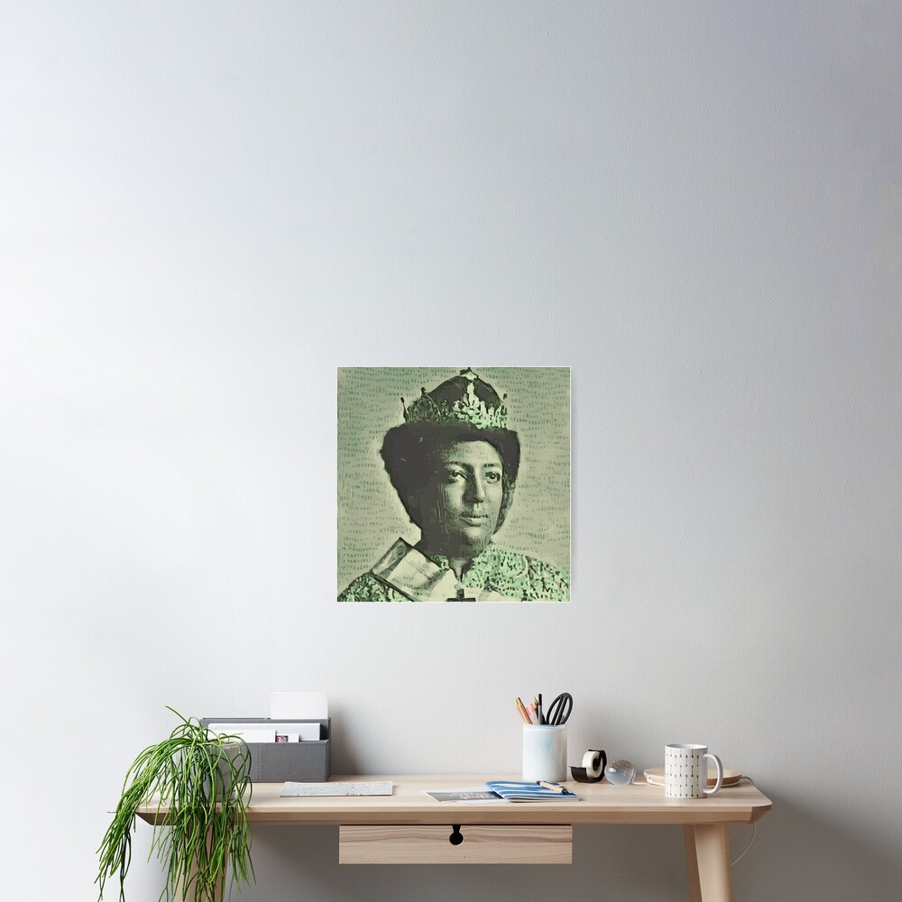 Empress Menen Wife Of Emperor Haile Selassie Ethiopia Poster For Sale