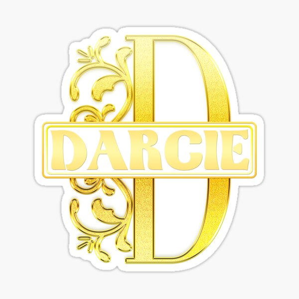 Darcie Name Sticker For Sale By Joleemathis Redbubble