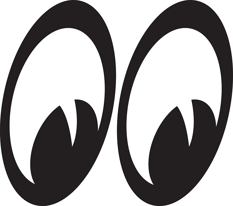 Googly Eyes Sticker Redbubble