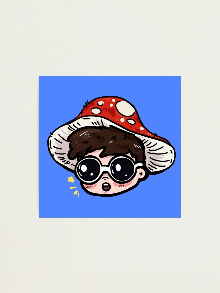 Georgenotfound Sticker Mushroom George Gogy Photographic Print