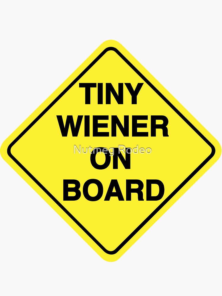 Tiny Weiner Revenge Sticker Sticker For Sale By DoctorHaircut