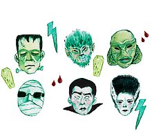Universal Monsters by Matchachalatte
