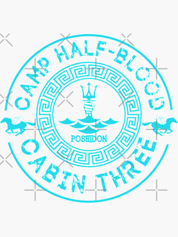 Camp Half Blood Cabin Three Sticker For Sale By Nettlescamphalf Redbubble