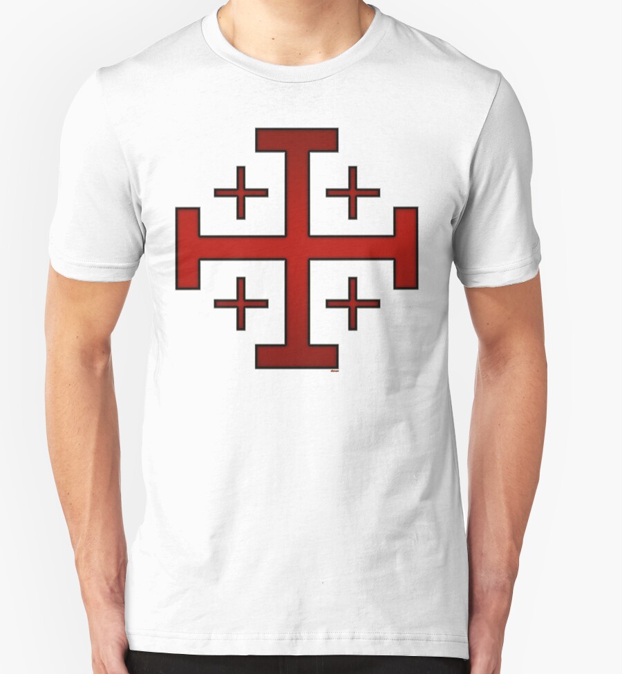 templar cross t shirt