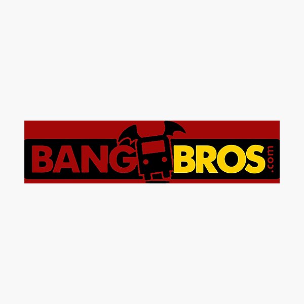 Bang Bros Logo Art Photographic Print By Jasonsarris Redbubble