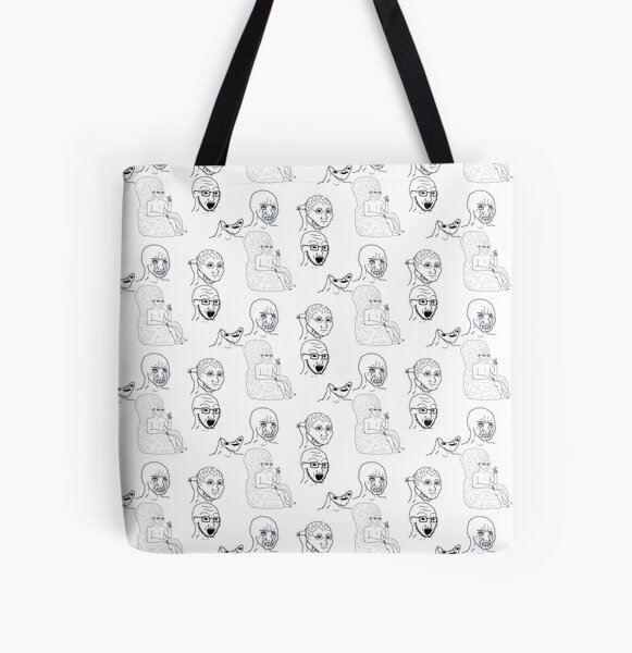 Wojak Meme Sticker Pack Tote Bag For Sale By Putonmemes Redbubble