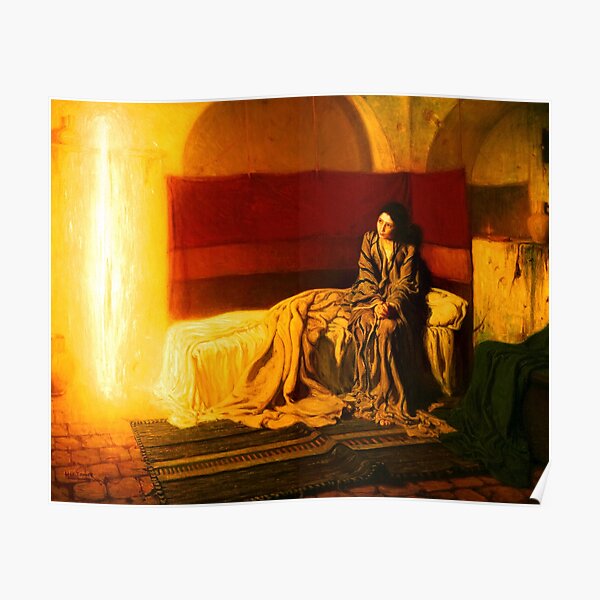 The Annunciation 1898 By Henry Ossawa Tanner Poster For Sale By High