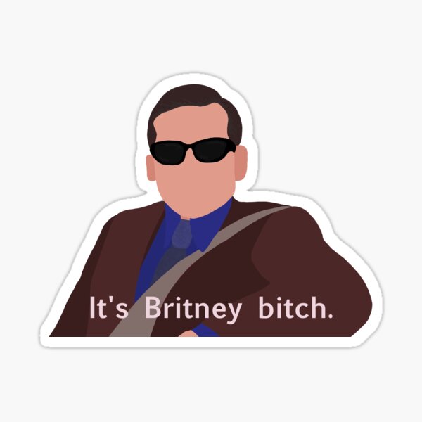 It S Britney Bitch Sticker For Sale By Jennaiscooler Redbubble