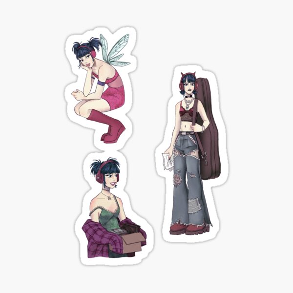 Musa Winx Club Sticker Set Sticker For Sale By Iohym Redbubble