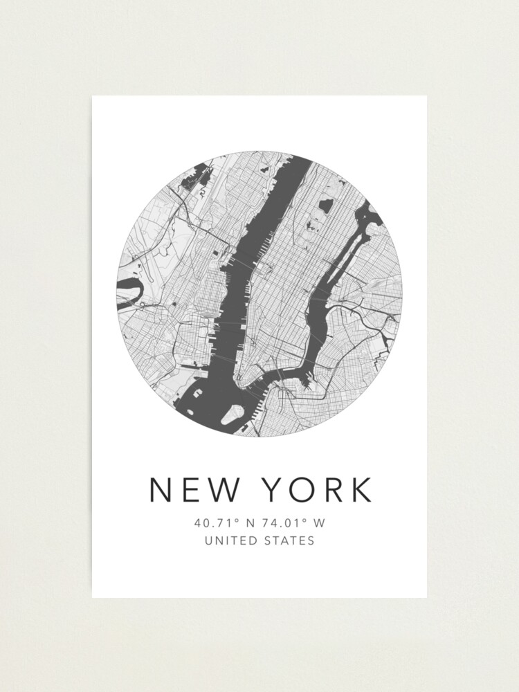 L Mina Fotogr Fica Mapa De La Ciudad De Nueva York Estados Unidos