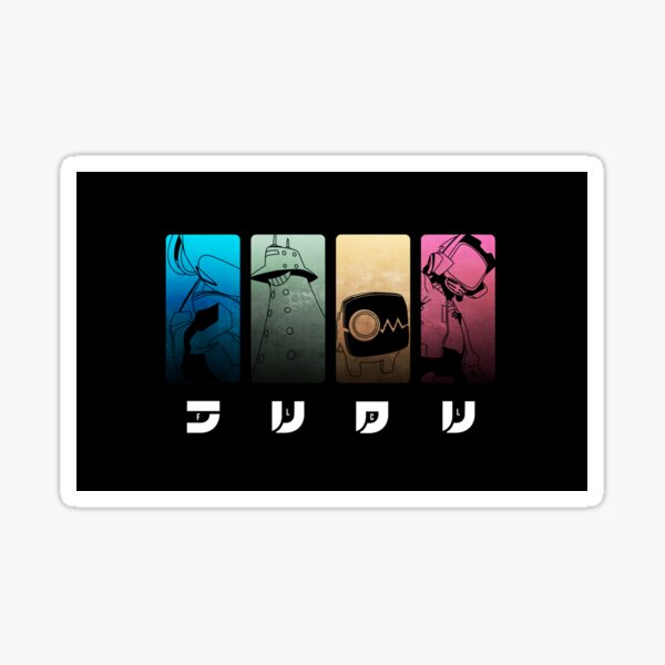 FLCL Sticker For Sale By Maddisan Redbubble