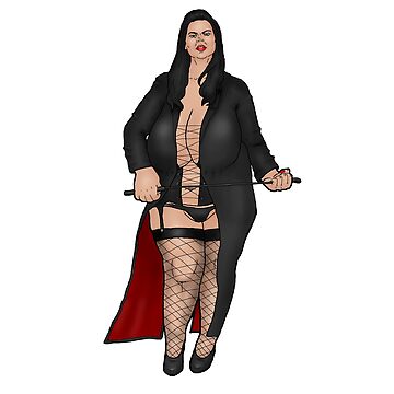 Strict Bbw Dominatrix With Very Large Breasts In A Coat Mini