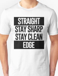 t shirt straight edge