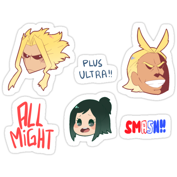 BnHA 11 Stickers By Toifshi Redbubble