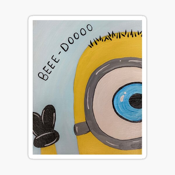 Minion Commission Sticker For Sale By Kaitlyn Fish Redbubble