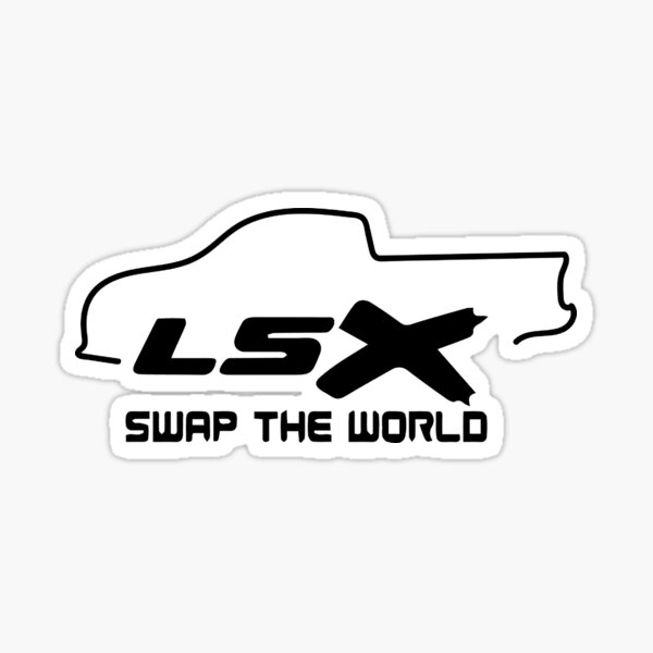 LSX Swap The World Sticker For Sale By Jaggeddesigns Redbubble