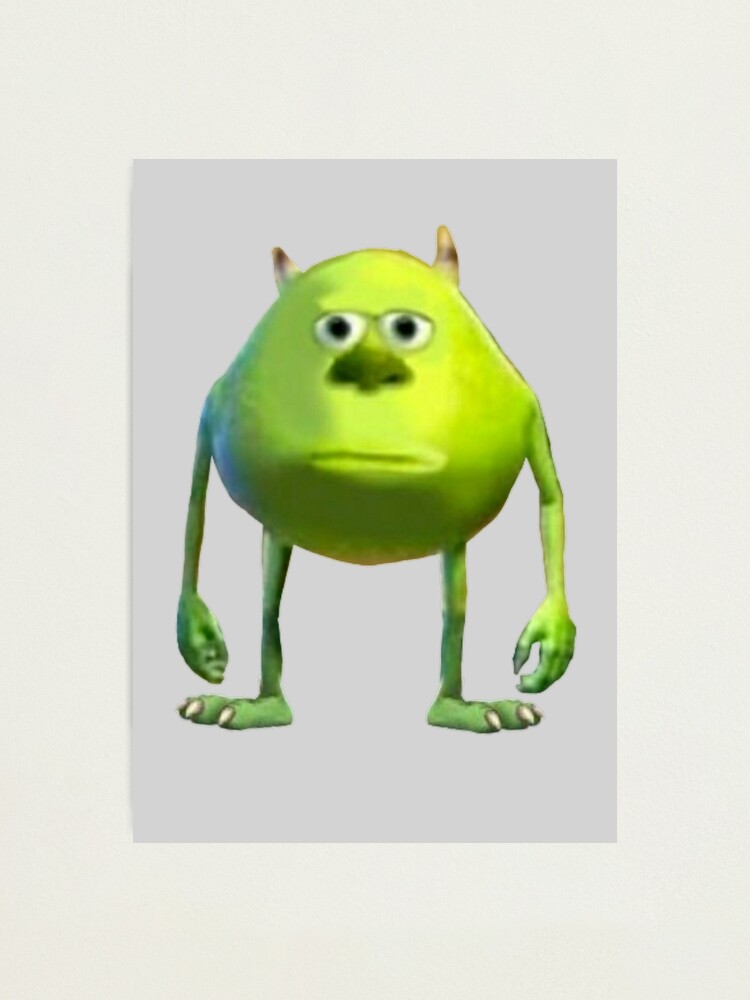 Mike Wazowski Photographic Print By Sticker House Redbubble