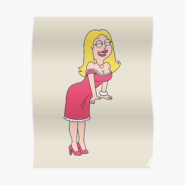 American Dad Hot Francine Poster For Sale By Thebcarts Redbubble