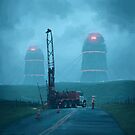 Roadwork by Simon Stålenhag