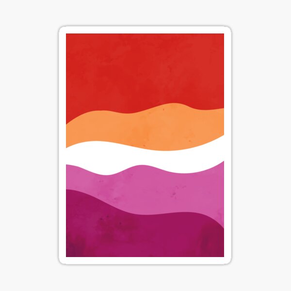 Lesbian Pride Flag Gift Lesbians Identity Pride Flag Abstract