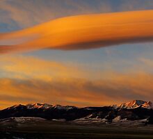 Sunrise On Lenticular Clouds by Gary Benson