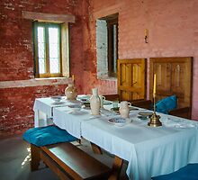 Dining table of the rich medieval shipowner - Walraversijde by steppeland