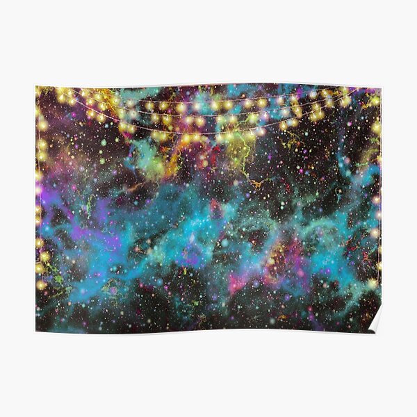 Neon Nebula Poster For Sale By SistarSprkls Redbubble