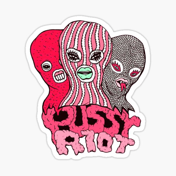 Pussy Meki Riot Sticker By Bonsailantana Redbubble