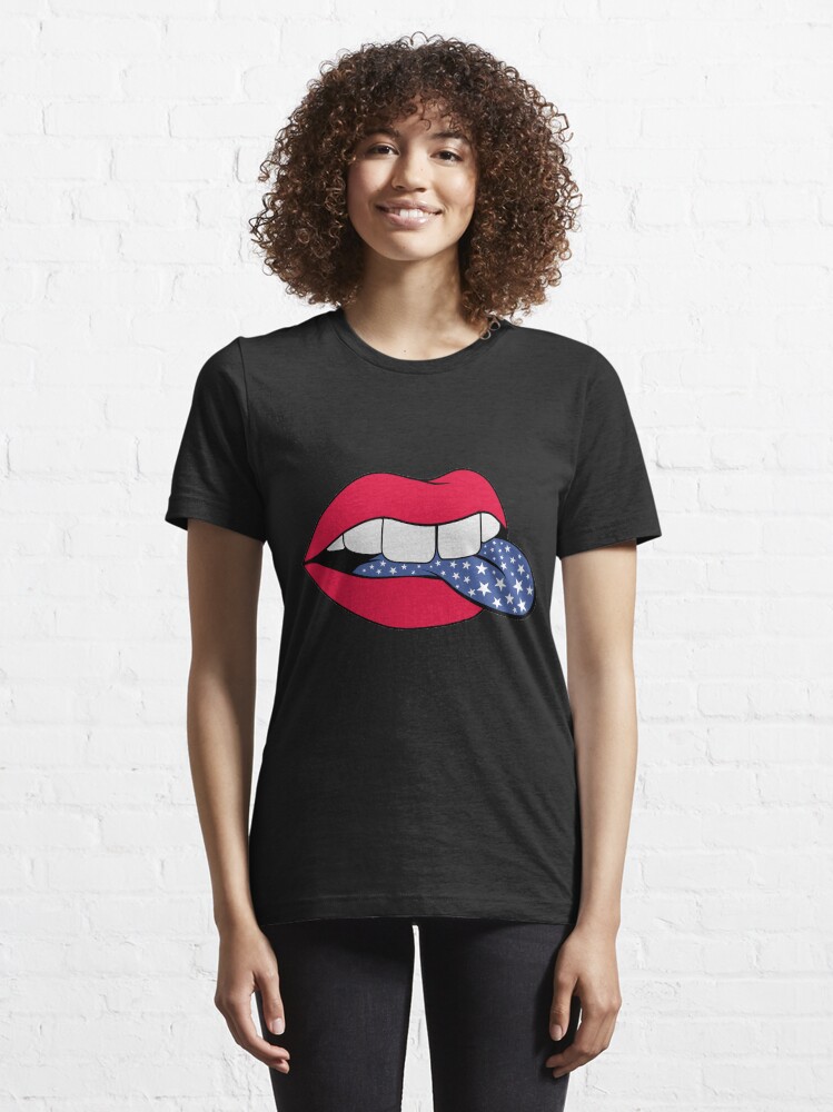 American Flag Lips Patriotic Lips Cheetah Lips 4th Of July