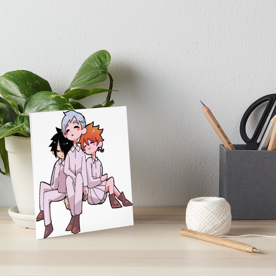 Minimalist Ray Emma Norman The Promised Neverland Art Board Print