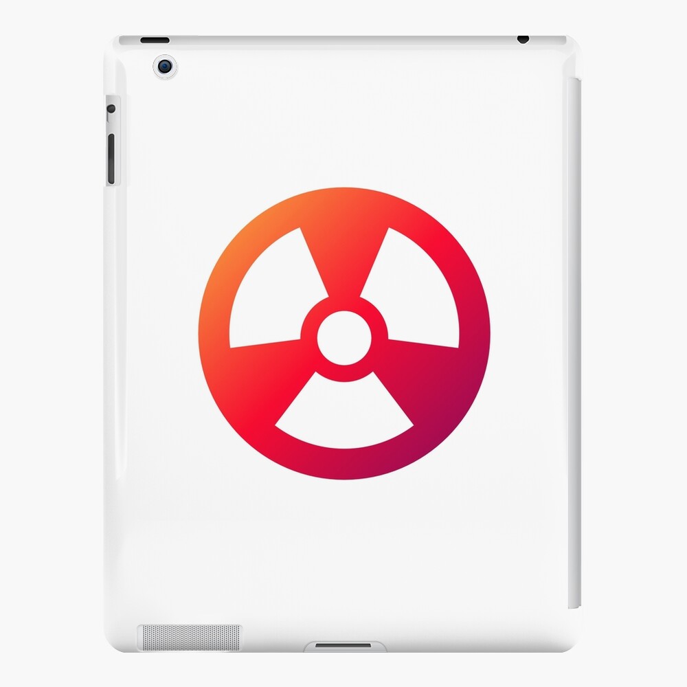 Funda y vinilo para iPad Icono de símbolo radiactivo Ilustración