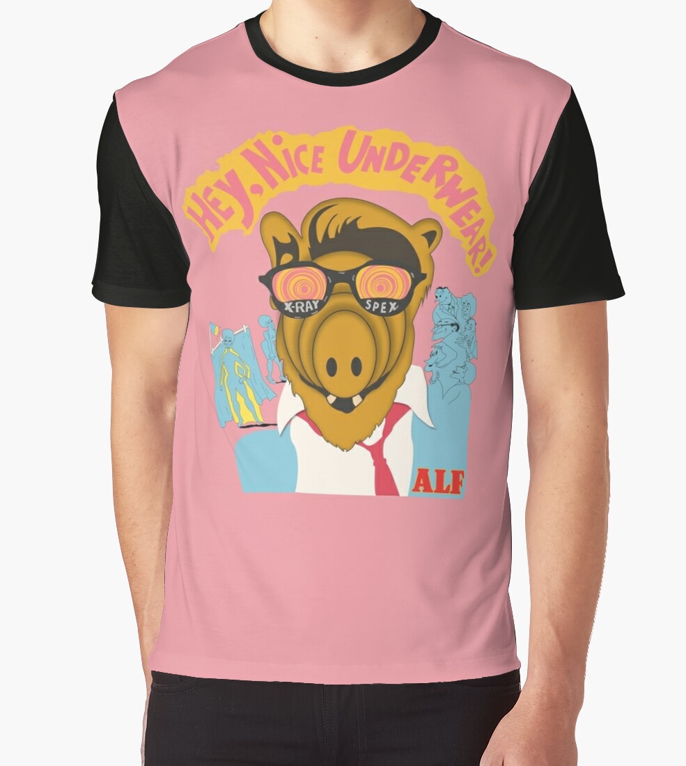 pink alf shirt