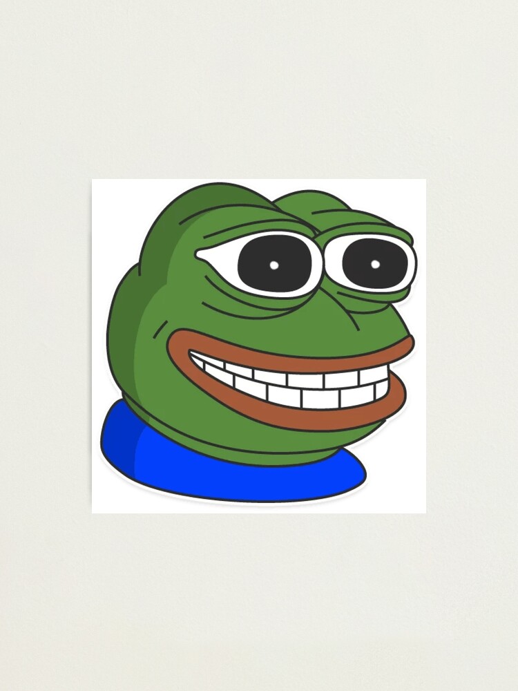 Pepe The Frog Big Eyes Meme Photographic Print For Sale By Alex