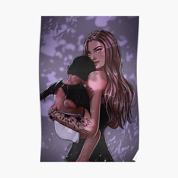 Feyre And Nyx Poster For Sale By Jessketchs Redbubble