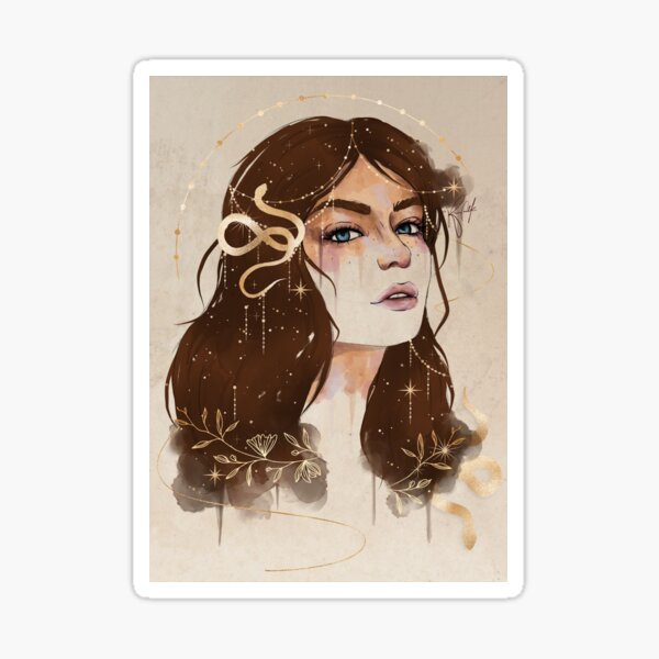 Celestial Lou Sticker For Sale By Kimcarlika Redbubble