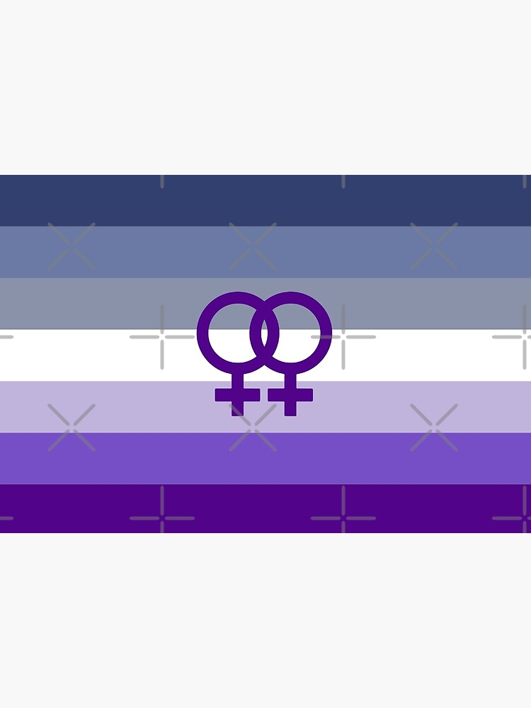 Butch Lesbian Wlw Pride Flag Poster By Identipride Redbubble