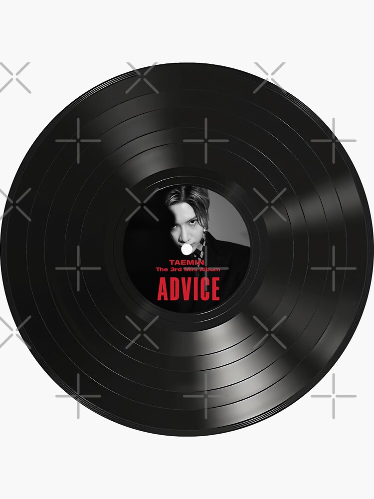 Taemin Advice Vinyl Album Sticker For Sale By Stickersworld31 Redbubble