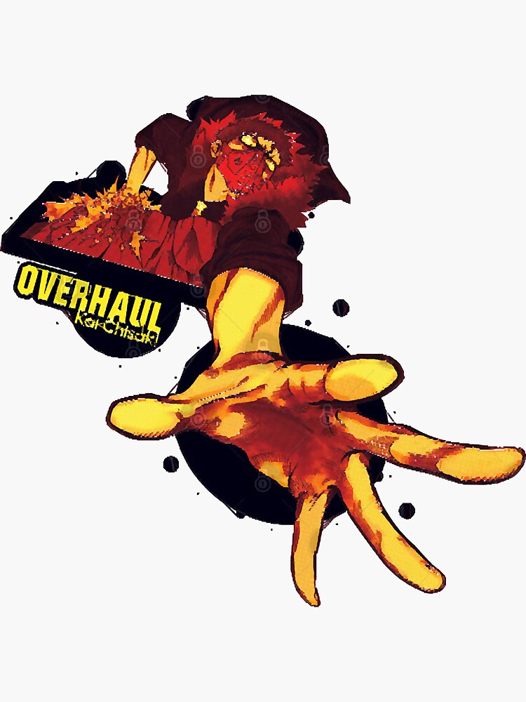 My Hero Academia OVERHAUL Sticker For Sale By KOctober Redbubble