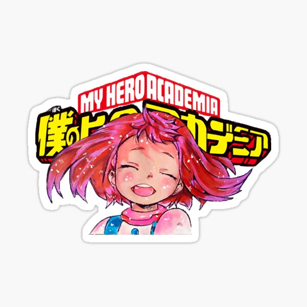 Ochaka Uraraka My Hero Academia Sticker For Sale By Koctober Redbubble