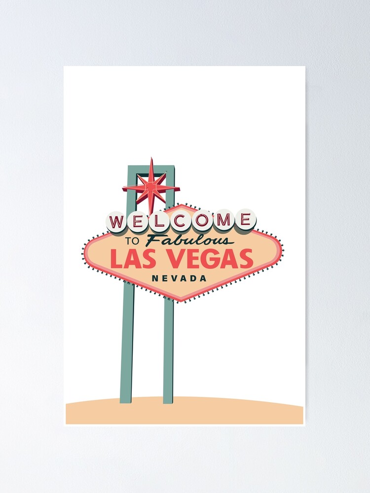 P Ster Bienvenido A La Ilustraci N De La Muestra De Las Vegas De